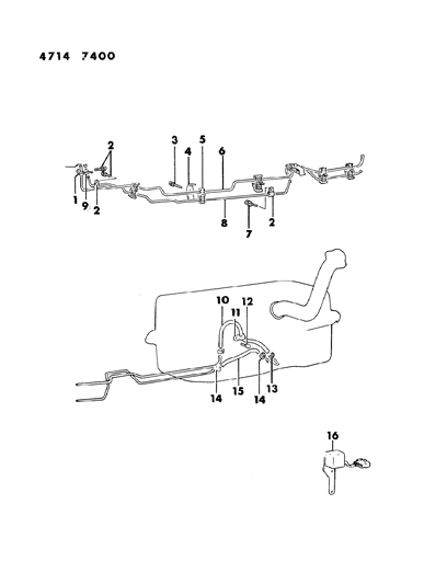 1984 Dodge Ram 50 Fuel Lines Diagram 1