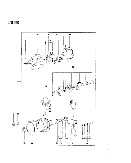 1987 Dodge Ram 50 Distributor Diagram 2