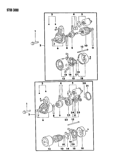 1989 Dodge Ram 50 Starter Diagram