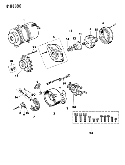 1984 Jeep Wrangler Alternator Diagram 5