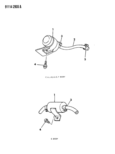 1991 Dodge Spirit Fuel Filter Diagram