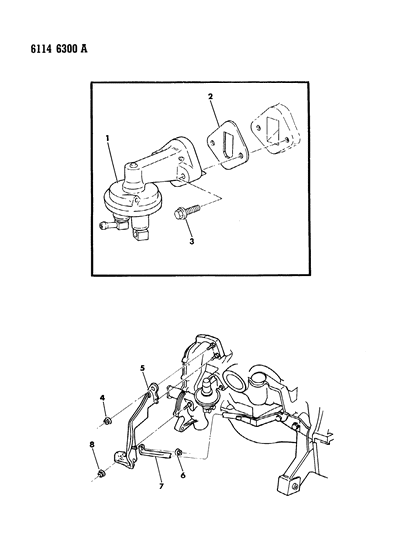 1986 Dodge 600 Fuel Pumps Diagram