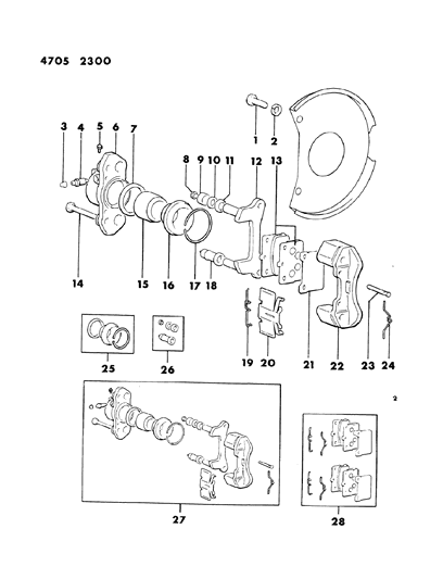 1984 Dodge Colt Cover-BLEEDER Diagram for MA140440