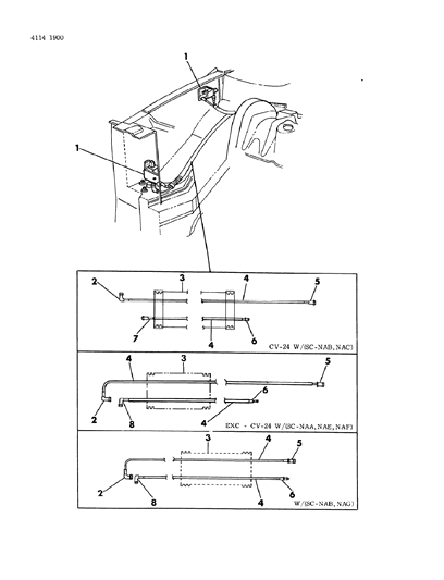 1984 Dodge Aries Air Condition Idle Up System Diagram 1