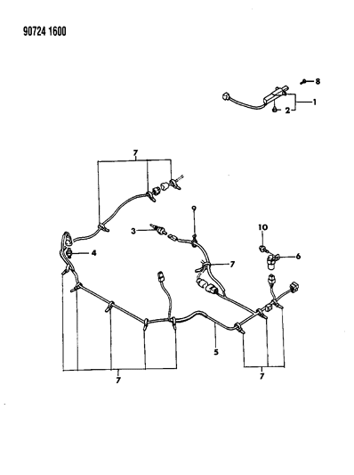 1990 Dodge Ram 50 Wiring Harness Diagram