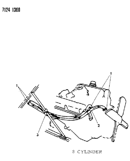 1987 Dodge Diplomat Plumbing - Heater Diagram