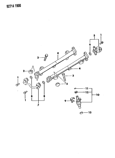 1993 Dodge Stealth Fuel Rail Diagram