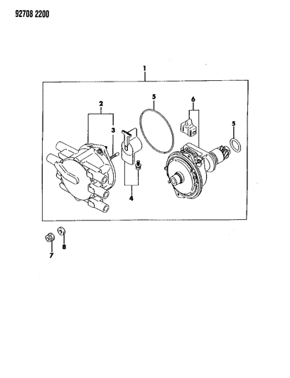 1994 Dodge Stealth Distributor Diagram