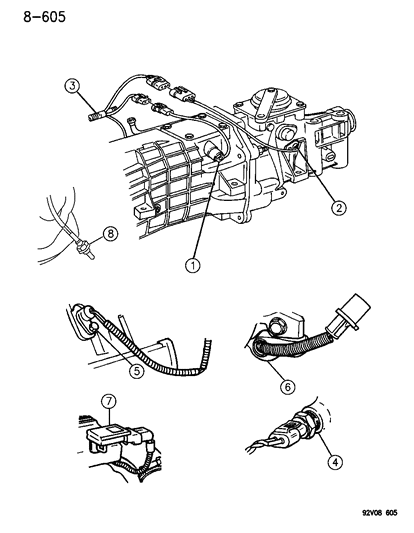 1993 Dodge Viper Sensors Diagram