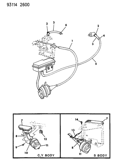 1993 Chrysler Imperial Speed Control Diagram 1