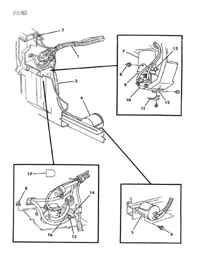 1985 Dodge Caravan Vapor Canister Diagram 3