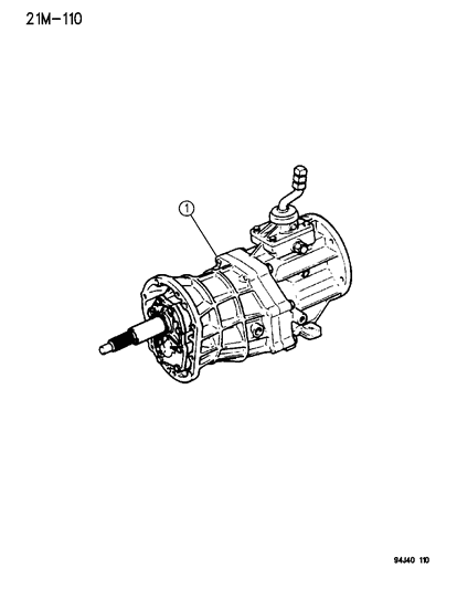 1994 Jeep Grand Cherokee Trans Diagram for 52108046