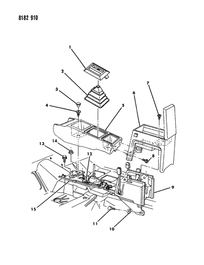 1988 Dodge Shadow Consulate Diagram 2