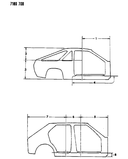 1987 Dodge Charger Aperture Panel Diagram