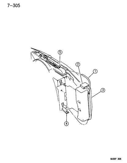 1996 Dodge Dakota Coolant Tank Diagram