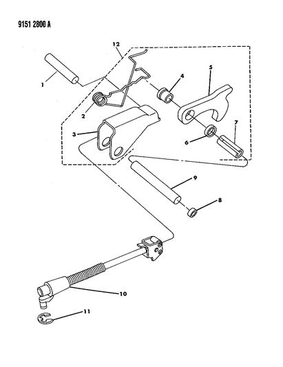 1989 Dodge Caravan Parking Sprag Diagram