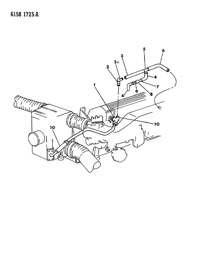 1986 Dodge Daytona Crankcase Ventilation Diagram 3