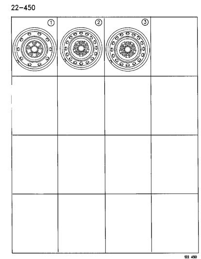 1996 Chrysler Cirrus Spare Wheel Diagram