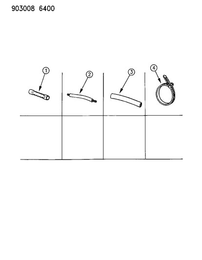 1992 Dodge D350 Wiring Harness Repair Crimp Pkg.-Fusible Link Pkg.-Heat Shrink Tube Diagram