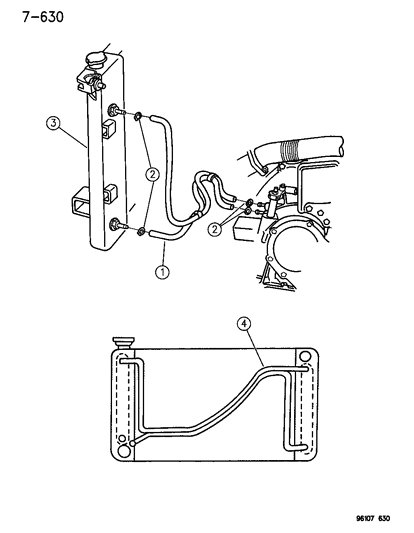 1996 Chrysler Town & Country Hose-Toc Diagram for 4682279