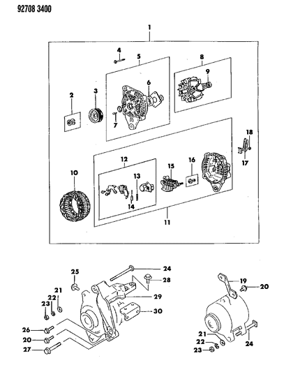 1992 Dodge Stealth Alternator Diagram