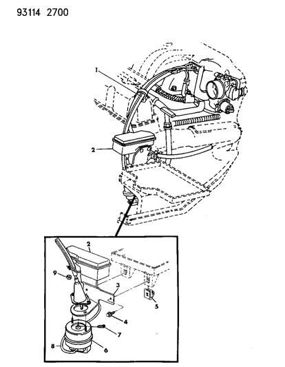 1993 Chrysler New Yorker Salon Speed Control Diagram 3