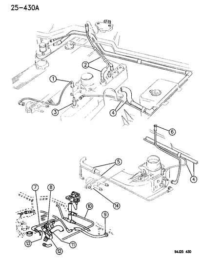 1994 Jeep Cherokee Tube-Vent Diagram for 4854072