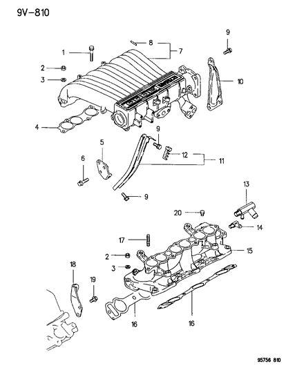 1995 Dodge Stealth Inlet Manifold Diagram 2