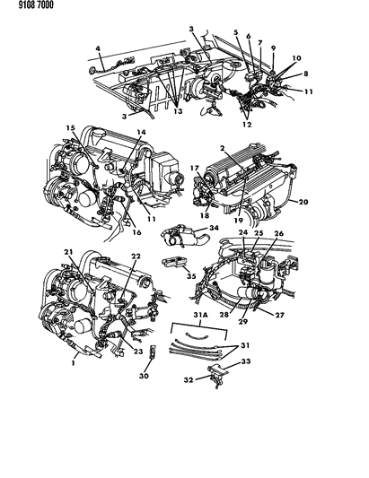 1989 Dodge Spirit Fuel Pump Relay Diagram for 4504205