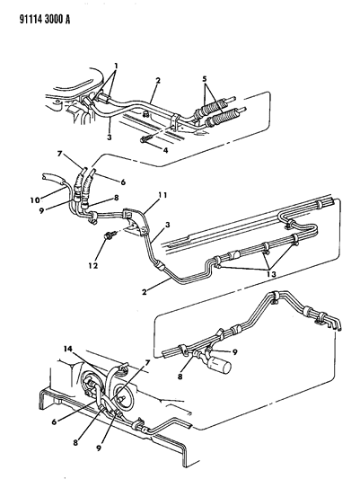 1991 Chrysler TC Maserati Fuel Lines Diagram