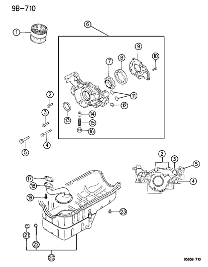 1996 Chrysler Sebring Engine Oiling Diagram 2