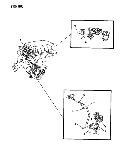 1988 Dodge Dynasty Valve Diagram for 4287814