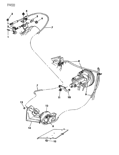 1985 Dodge Diplomat Speed Control - Electro Mechanical Diagram 1