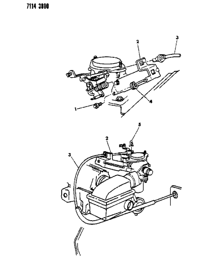 1987 Dodge Charger Throttle Control Diagram 2