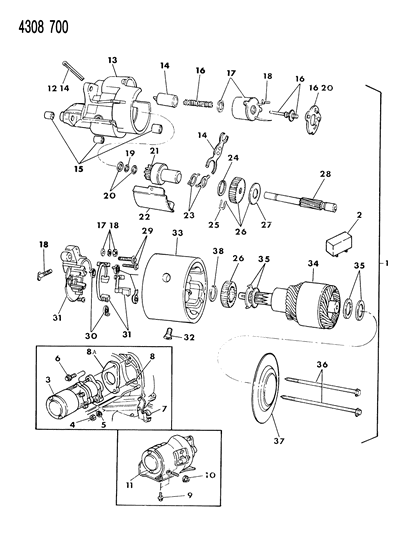 1984 Dodge Ram Van Starter Diagram