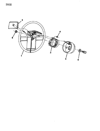 1985 Dodge Daytona Steering Wheel Diagram 2
