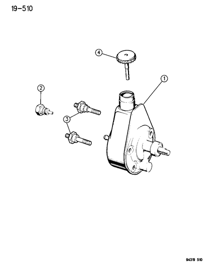 1994 Dodge Ram 1500 Power Steering Pump Diagram