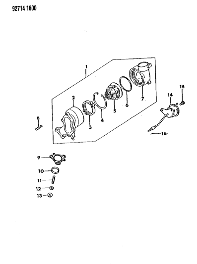 1993 Dodge Stealth Turbo Charger Diagram 1