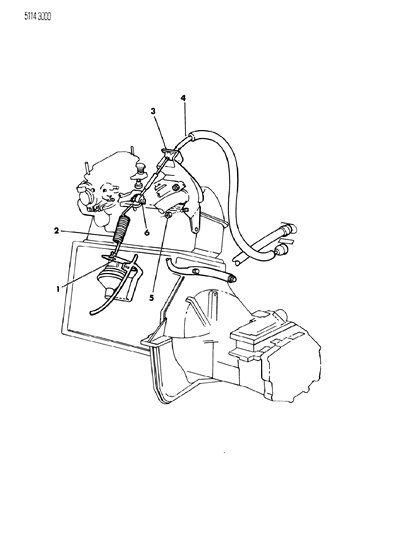 1985 Chrysler Executive Limousine Throttle Control Diagram 3