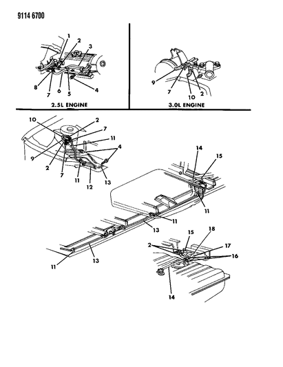 1989 Dodge Caravan Fuel Line Diagram