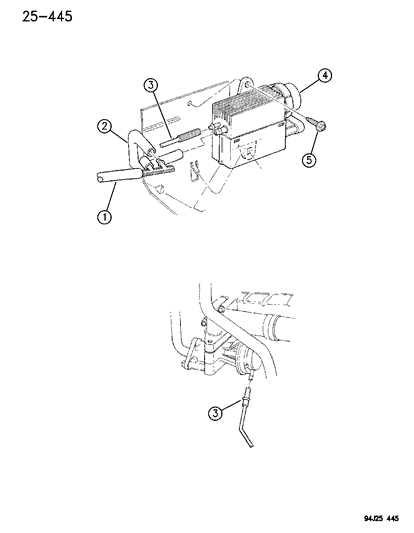 1996 Jeep Cherokee Emission Control Vacuum Harness Diagram 1