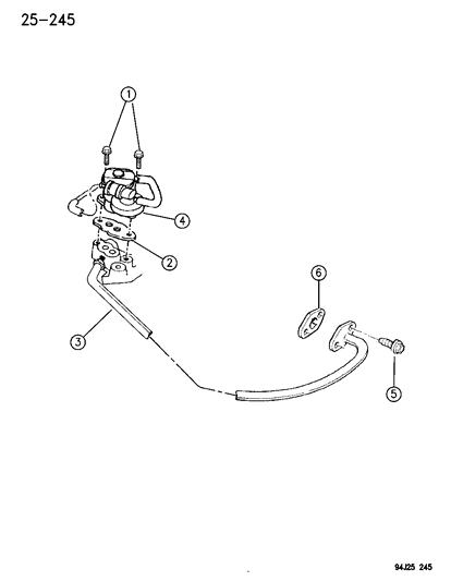 1996 Jeep Grand Cherokee EGR System Diagram