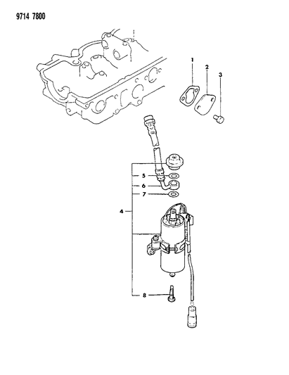 1989 Chrysler Conquest Fuel Pump Diagram