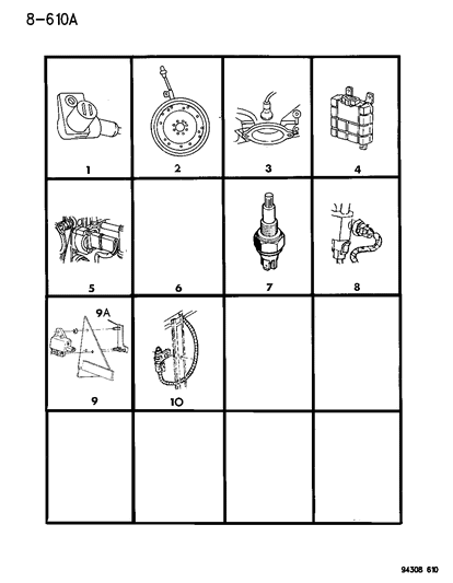 1994 Dodge Dakota Sensors Diagram