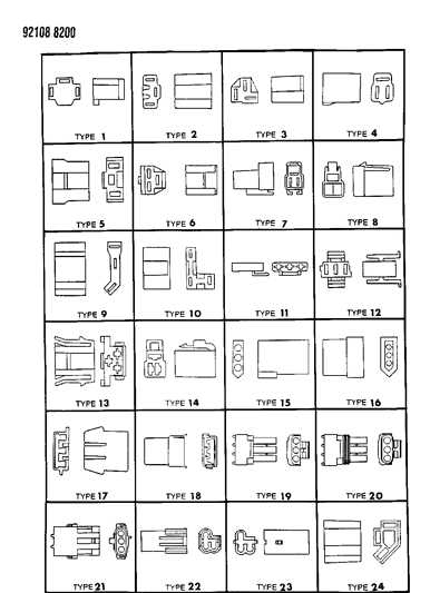 1992 Dodge Shadow Insulators 3 Way Diagram