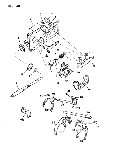 1986 Dodge Daytona Controls, Internal Diagram 2