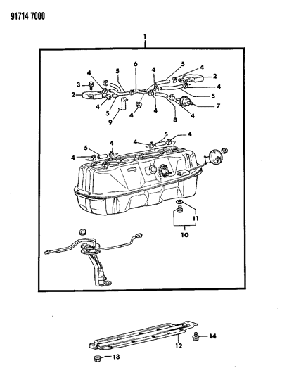 1991 Dodge Ram 50 Fuel Tank Diagram 2