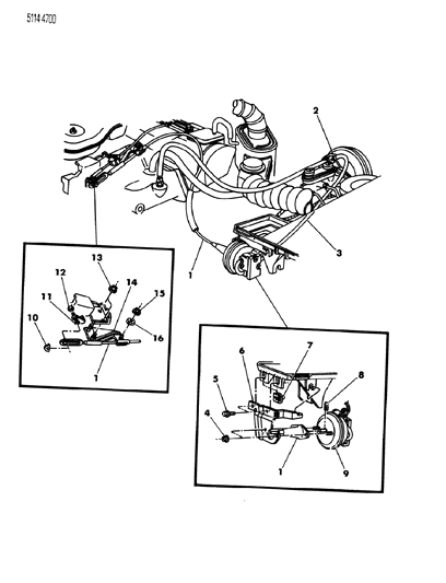 1985 Dodge Caravan Speed Control - Electro Mechanical Diagram 2