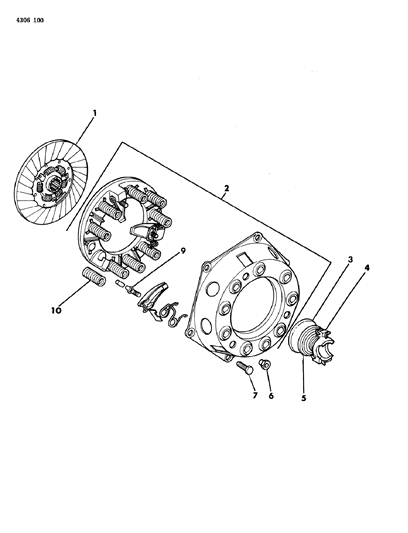 1985 Dodge W150 Clutch Diagram