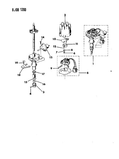 1989 Jeep Wagoneer Distributor Diagram 4